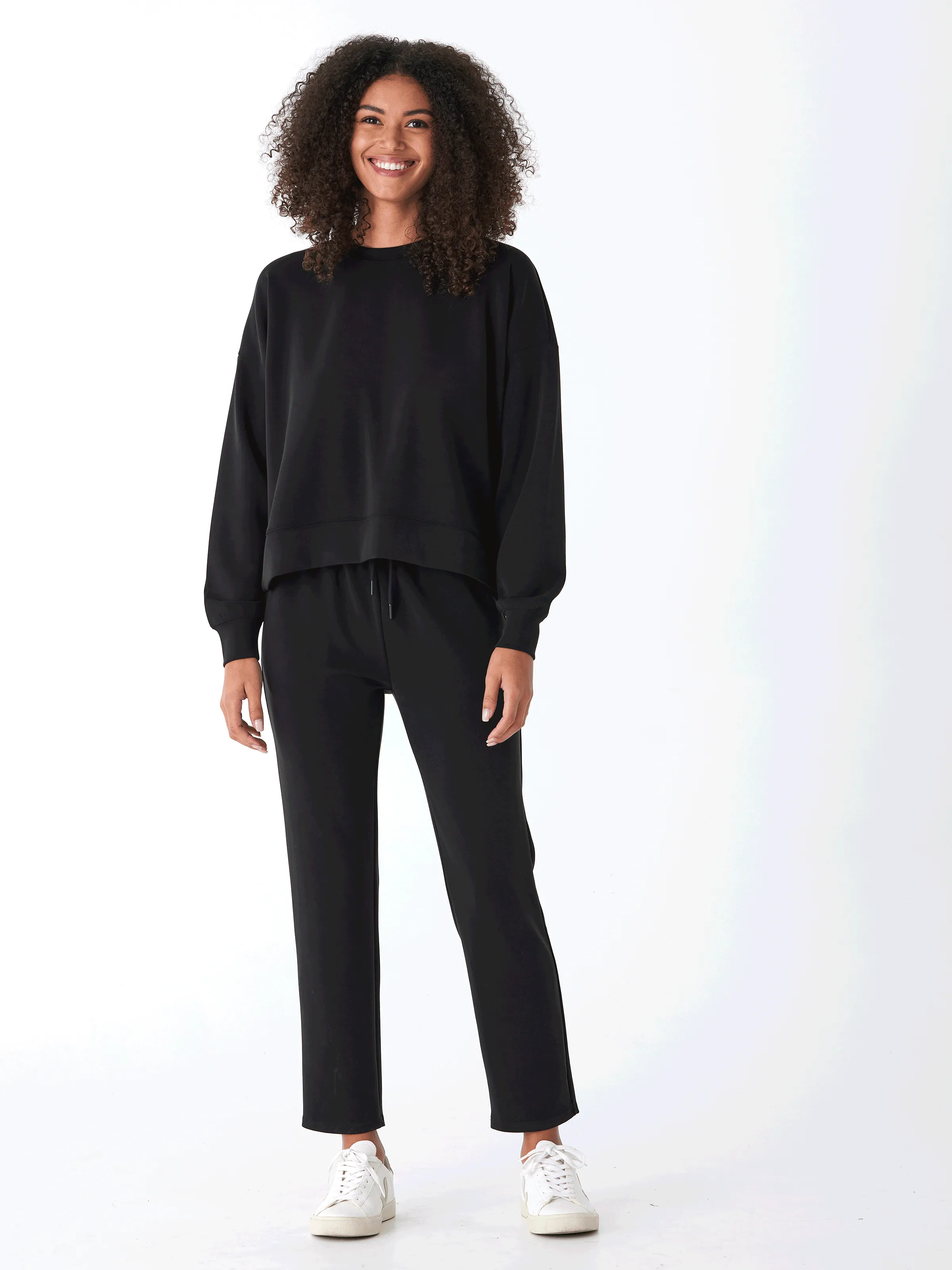 Naia Sueded Modal Pullover Non Restrictive Mobility All Weather Protection