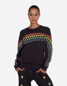 Anela Rainbow Mushrooms Denim