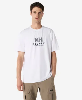 SYDNEY T-SHIRT, White Soft Hoodie PortableOption