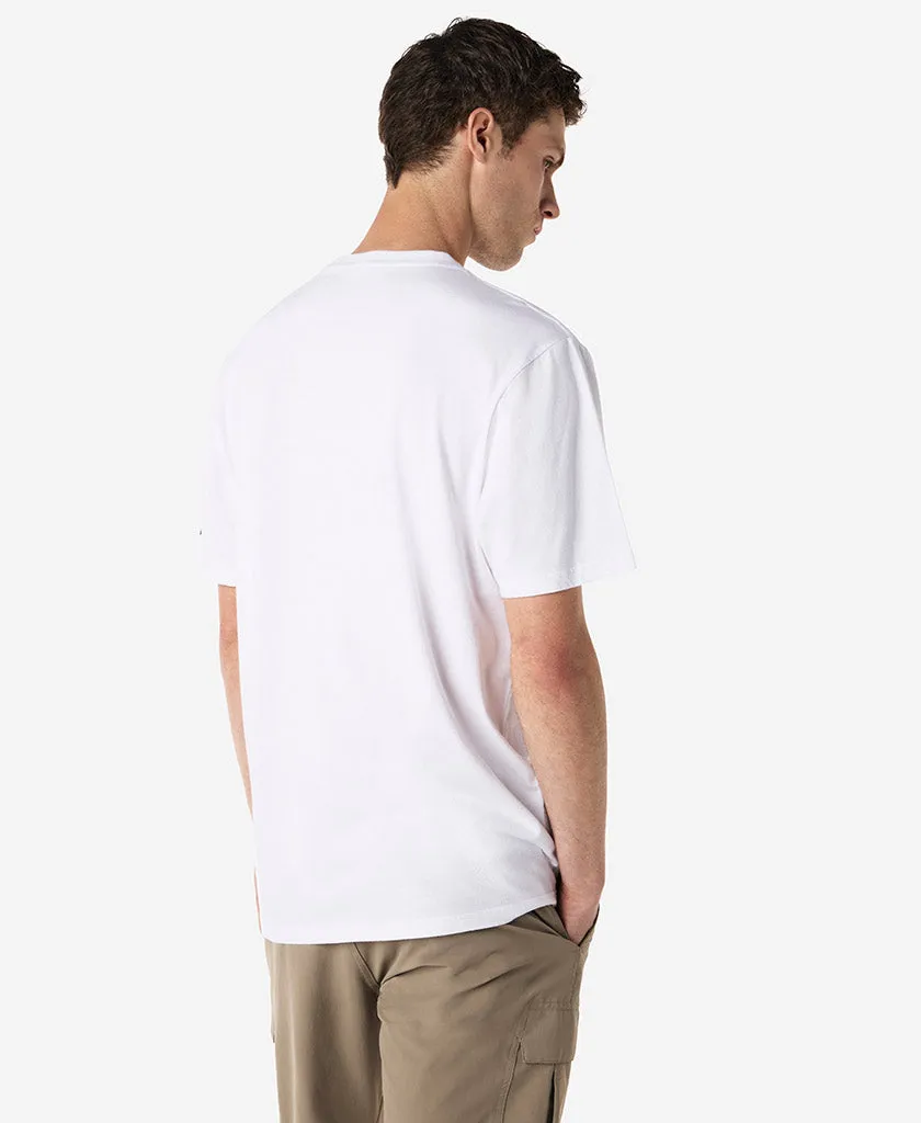 Printed Hoodie TemperatureRegulating Material SYDNEY T-SHIRT, White