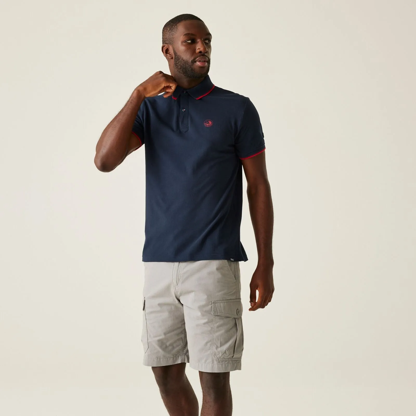 Mesh Lined Back Regatta Mens Tadeo II Short Sleeve Polo Shirt