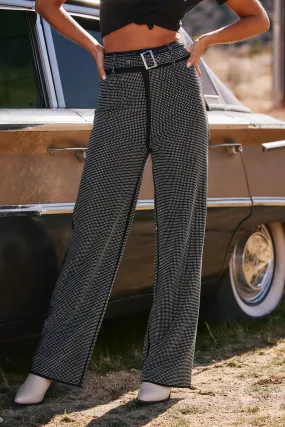 Ace Black Rhinestone Pants Flexible Knees