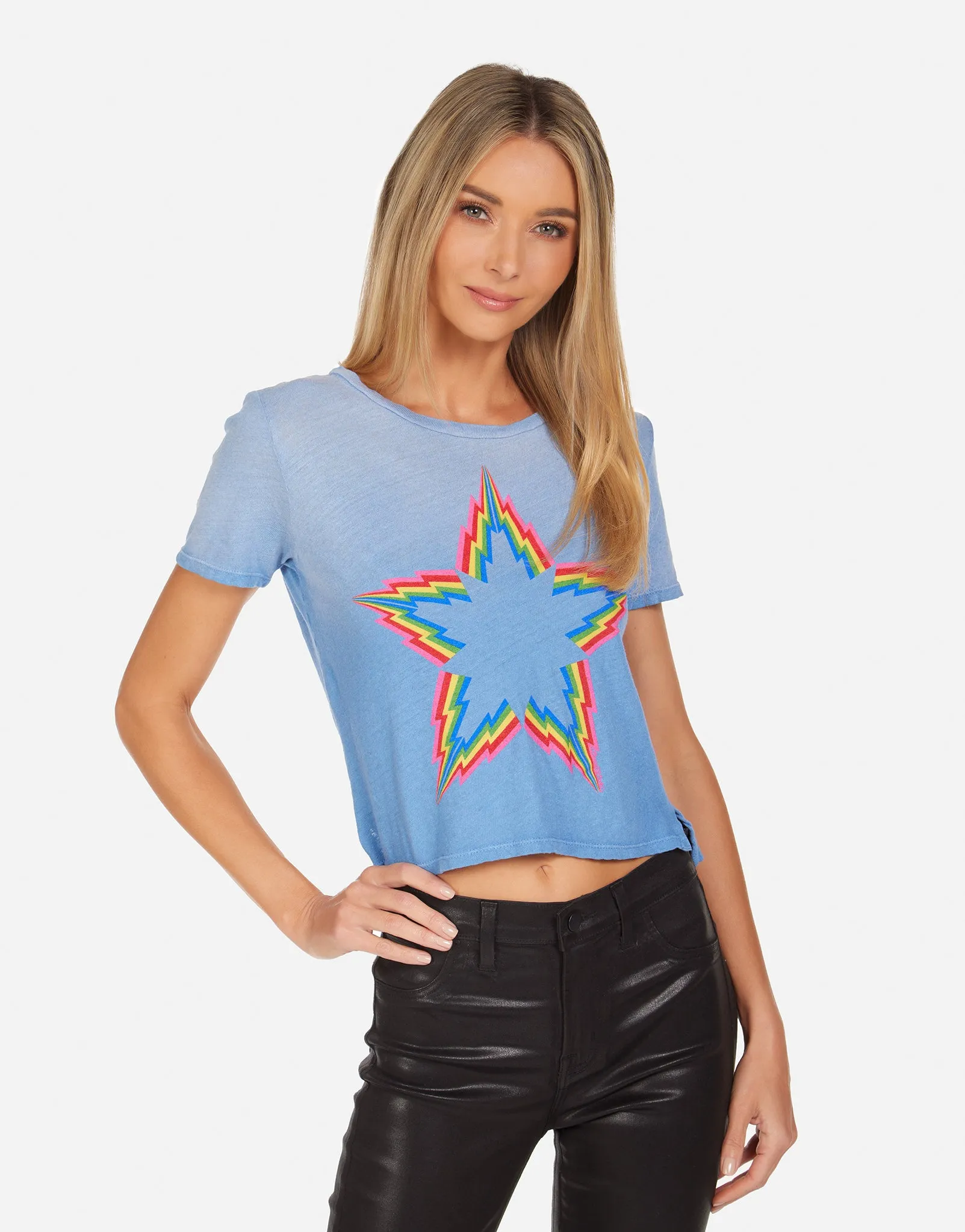 Adeline Rainbow Lightning Star Trendy Wearable Smooth Neckline