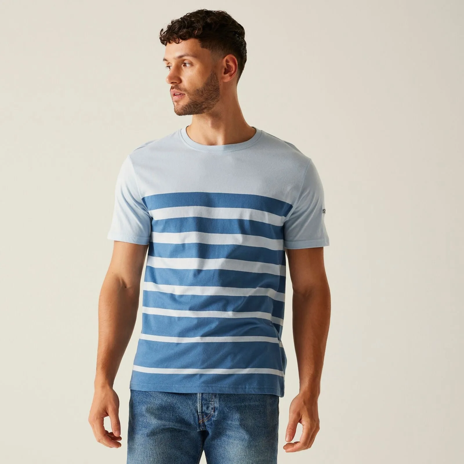 SnagResistant CompactSize Regatta Mens Shorebay III Short Sleeve T-Shirt