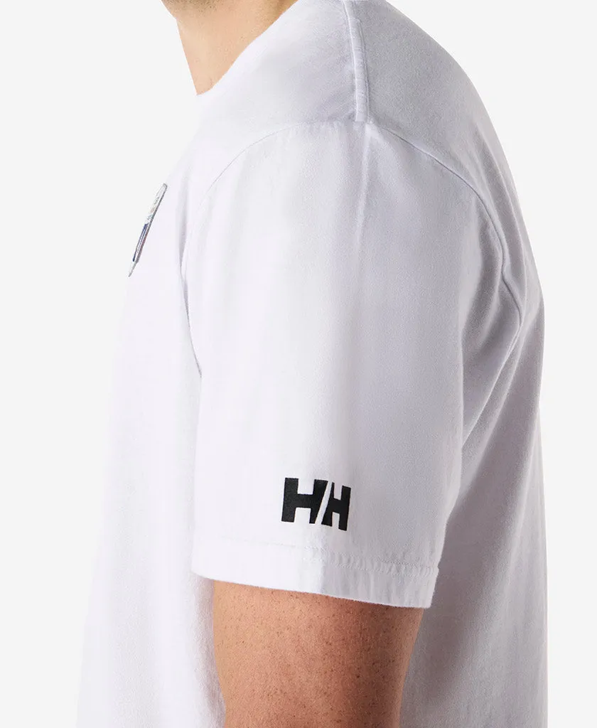 Tailored Silhouette RSHYR TEAM T-SHIRT, White