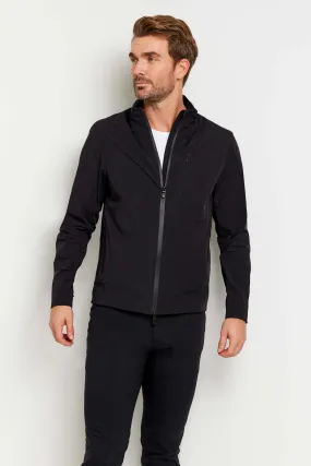 Jack Zip Jacket Casual Trend Asymmetric Hemline