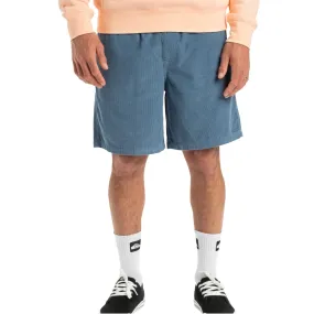 low - rise Wide Leg Silhouette Quiksilver Mens Taxer Cord Chino Shorts
