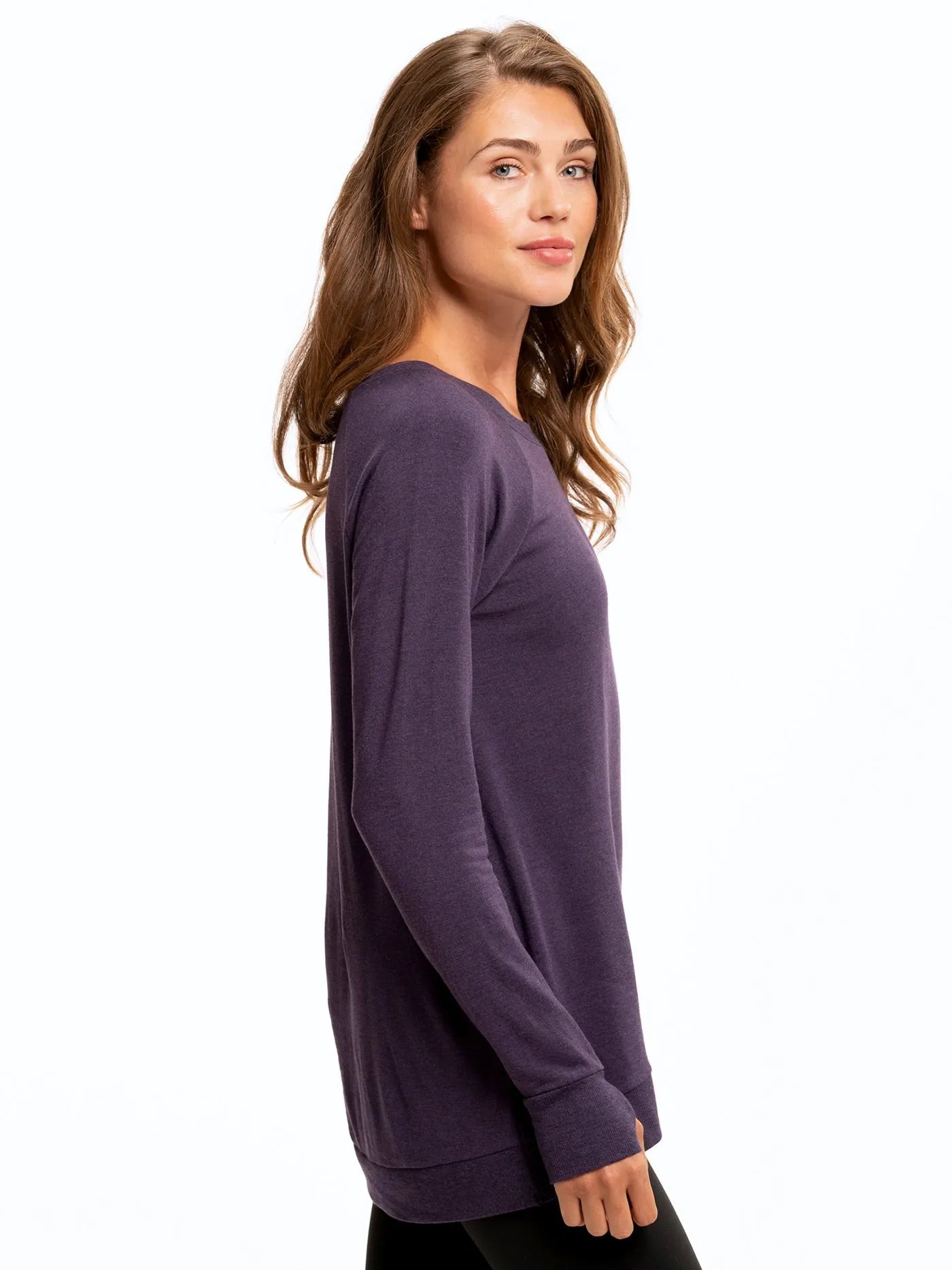 Stretch Enhanced Mobility Zones Leanna Feather Fleece Tunic
