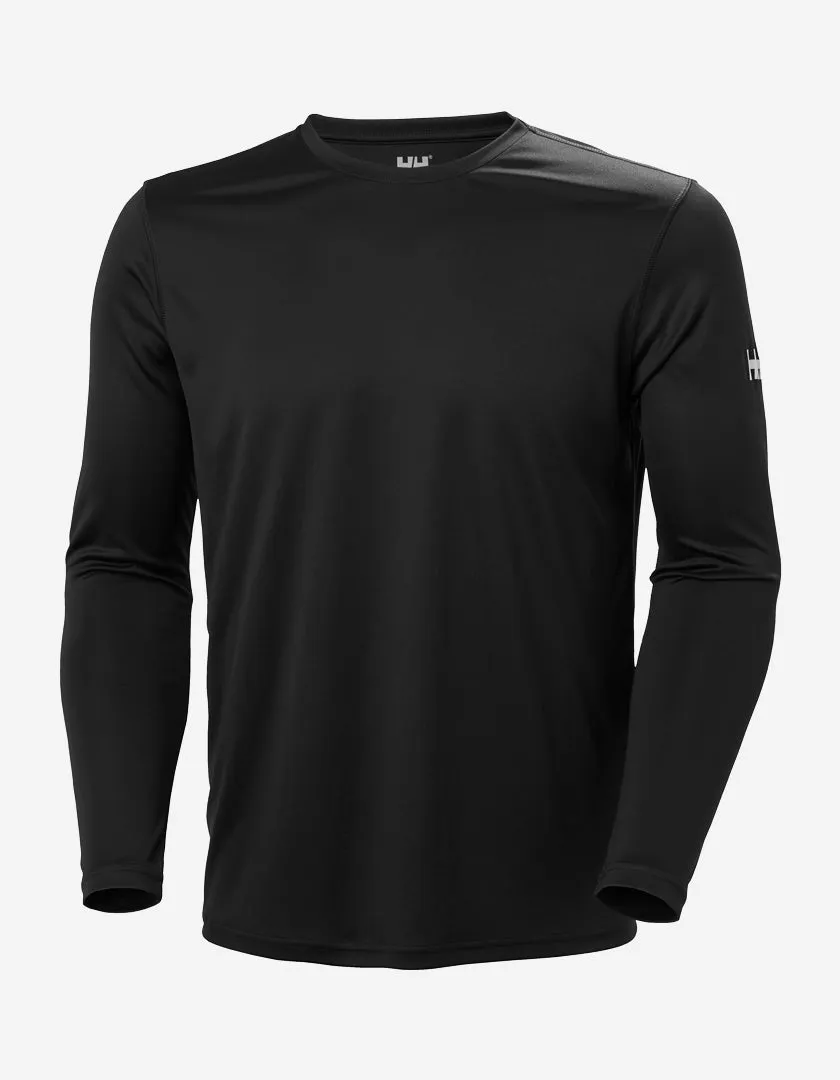 HH TECH CREW LS 2.0, Ebony StretchFabric Summer Style