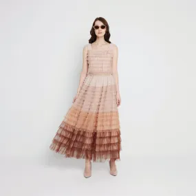 Anti Pilling Fabric Organic Cotton Layer Tulle Skirt
