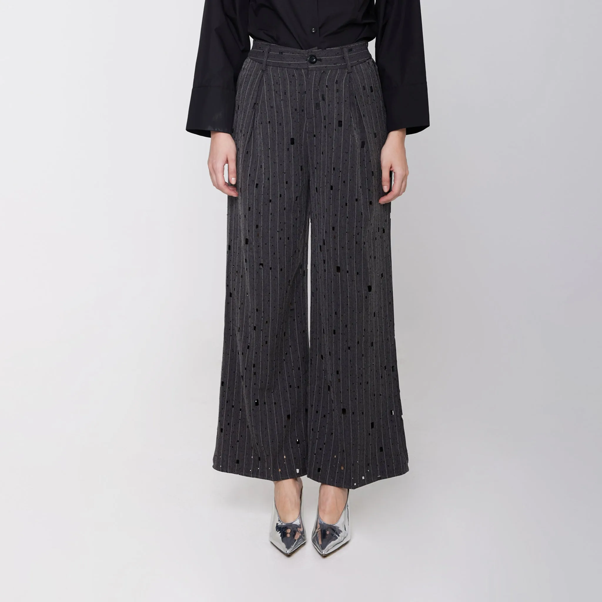 Layer Ready Nature Lover Shopping Day Everyday Eyelet Long Pants