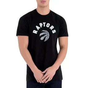 New Era Mens Toronto Raptors T-Shirt - Black Soft Touch Feel