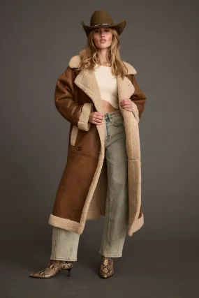Livingston Brown Sherpa Coat Lightweight Insulation Technology
