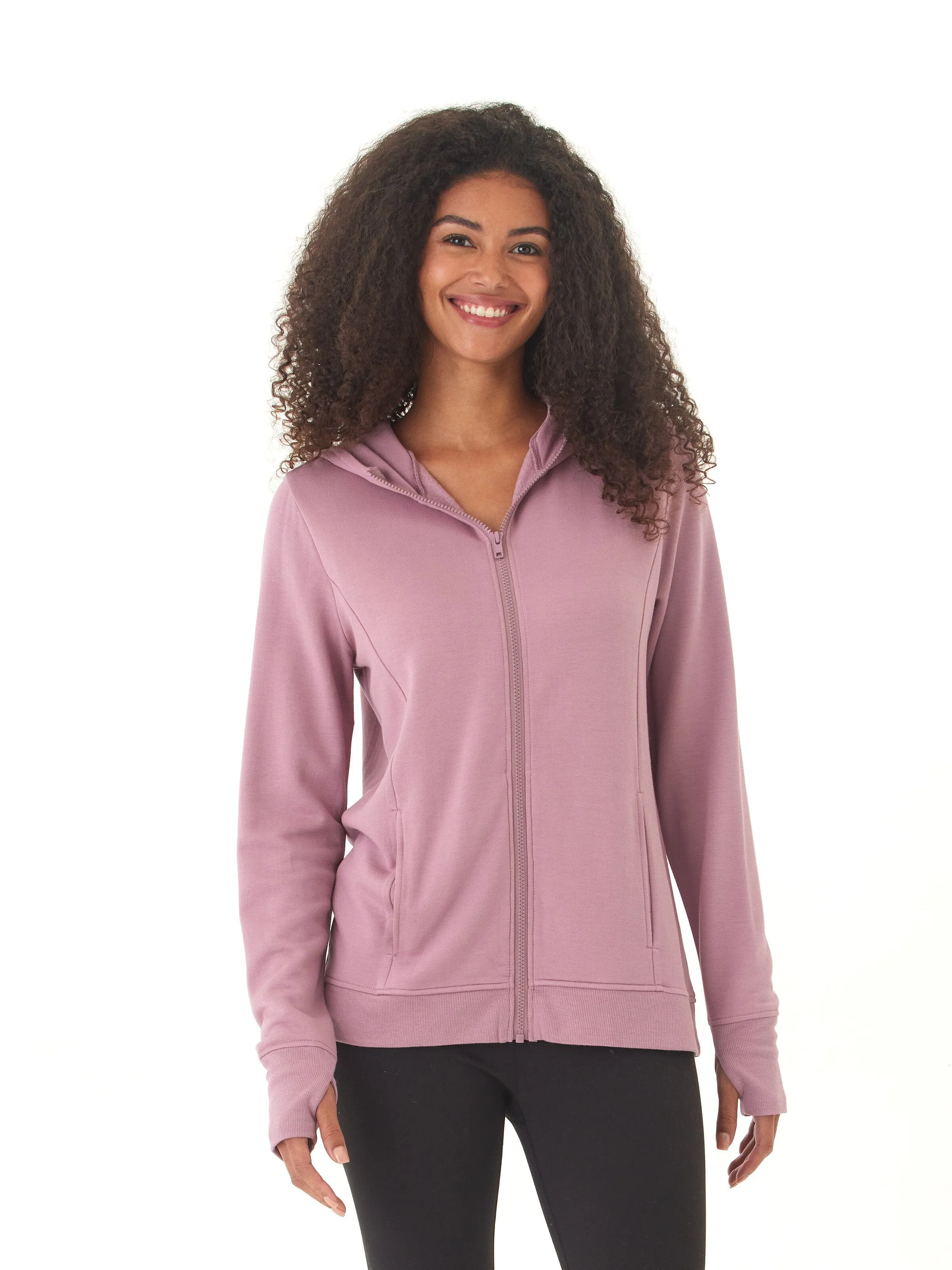 Neyra Feather Fleece Zip Hoodie LightPadding