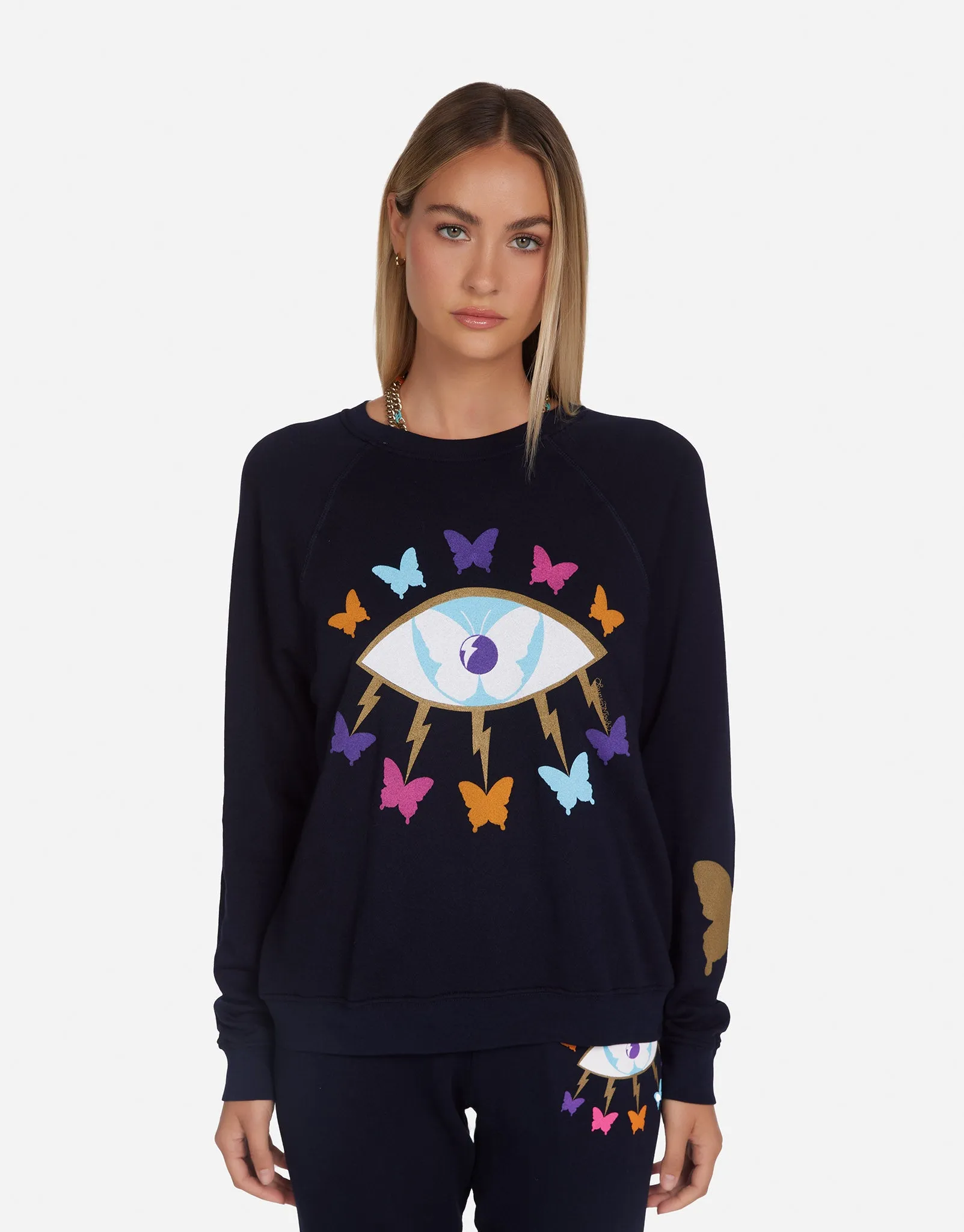 Necklace Glossy Look Anela Butterfly Eye