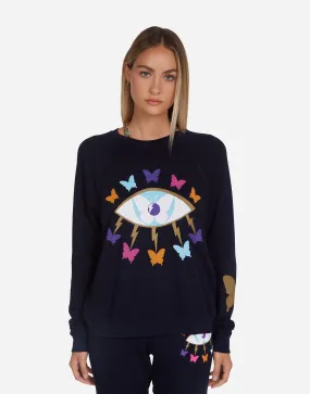 Anela Butterfly Eye Bracelet Woolen