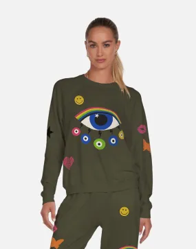 Georgette Anela Rainbow Evil Eye