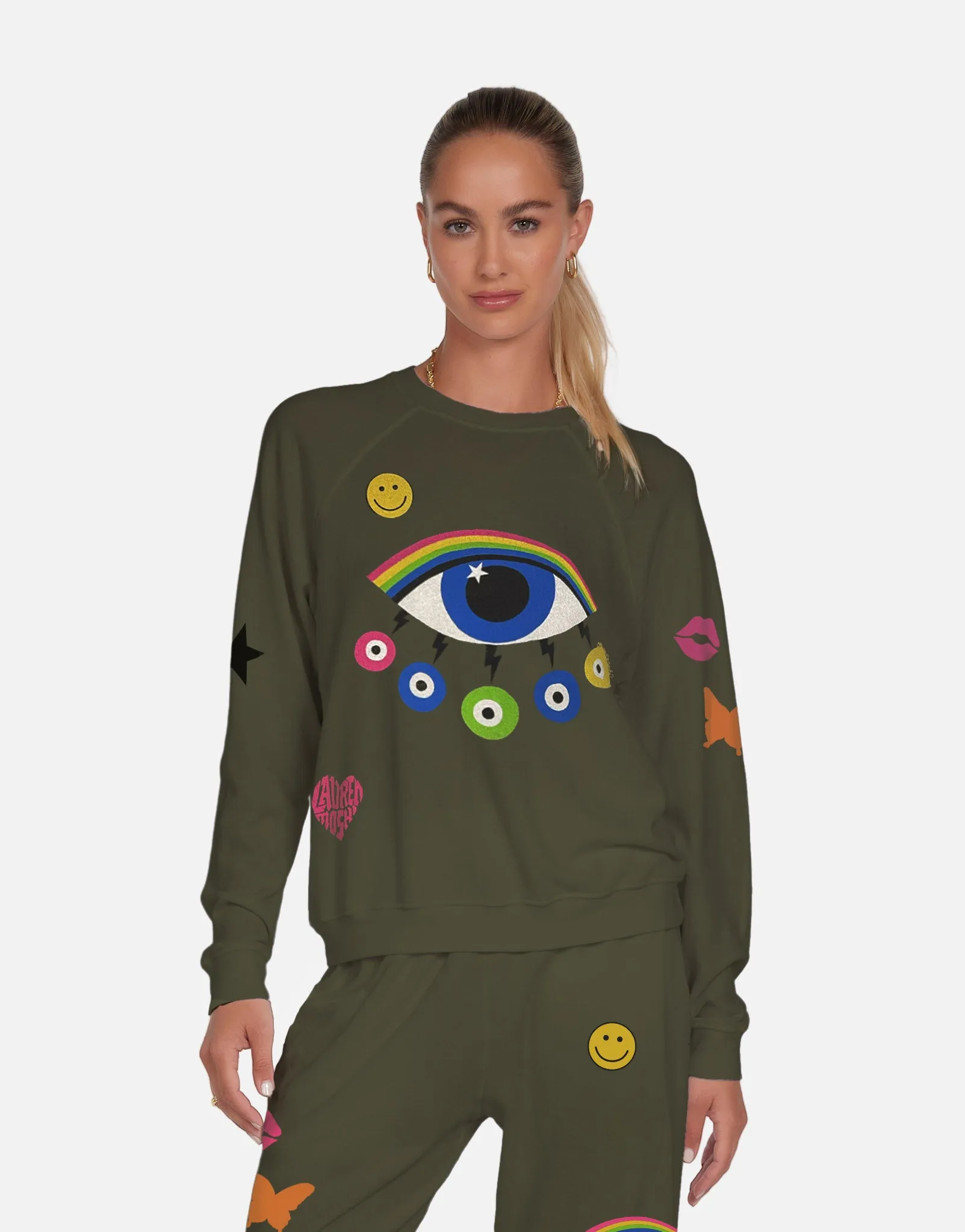 Anela Rainbow Evil Eye Tight Fit
