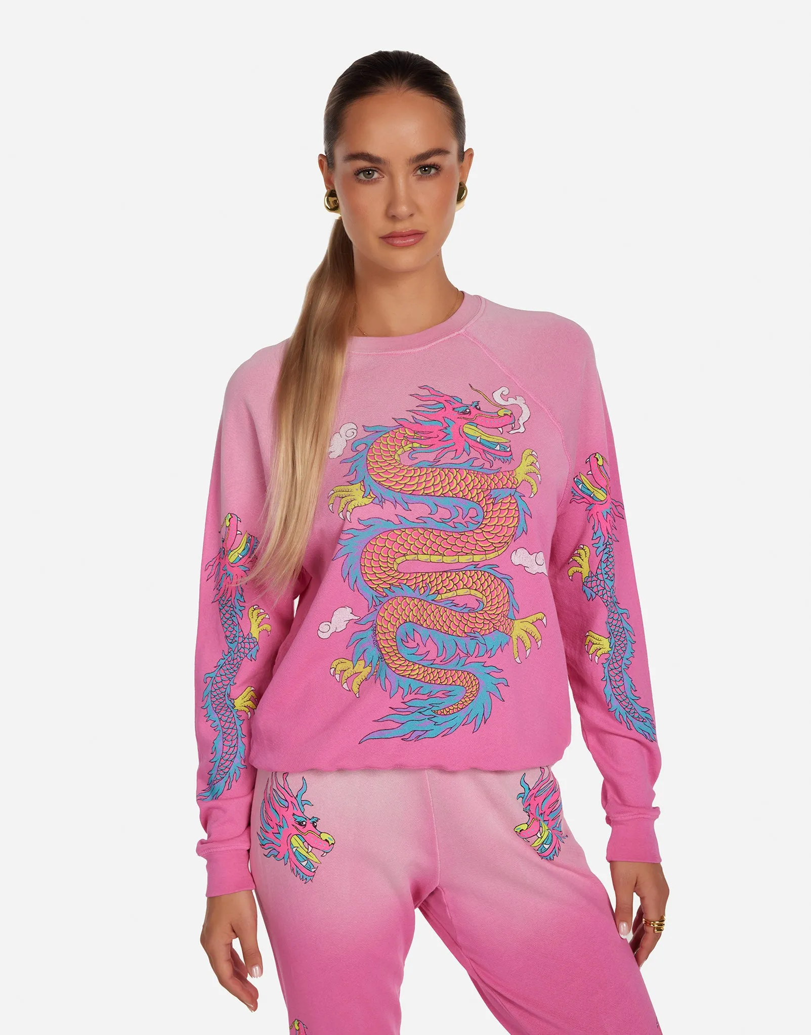 Anela Vintage Pink Dragon shopper Autumn