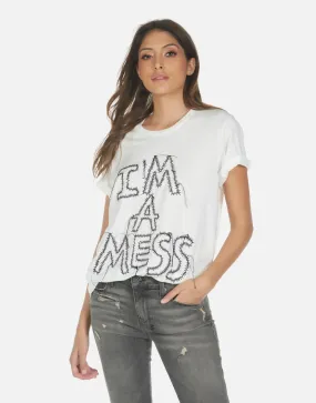 Wrinkle Resistant Cloth Wolf I'm A Mess