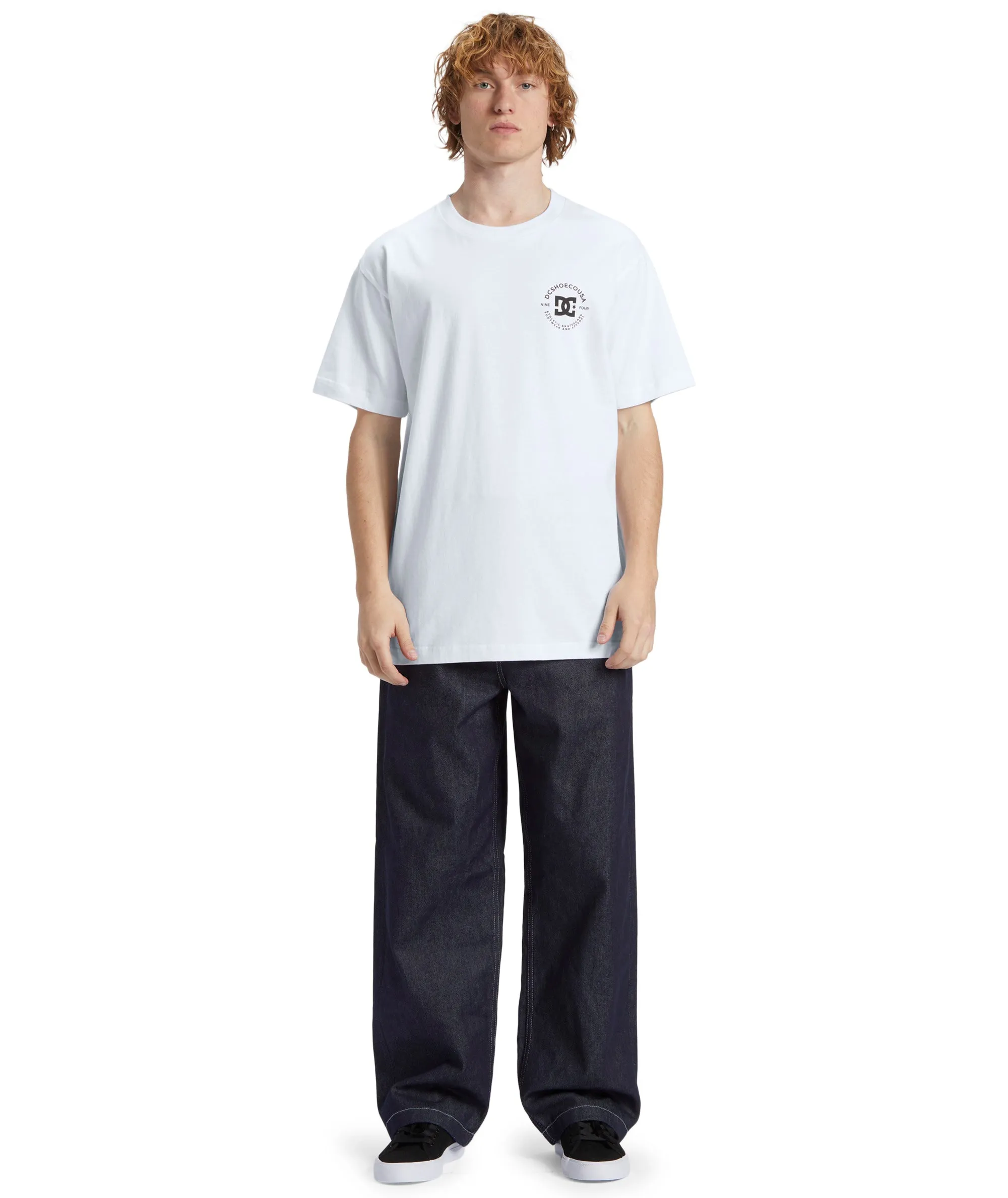 Ventilated Mesh Panels DC Shoes Mens DC Star Pilot Short Sleeve T-Shirt
