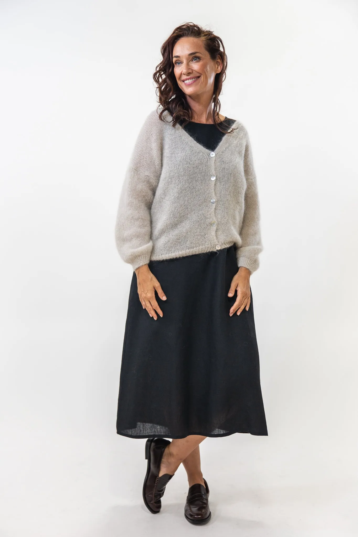 Cornelia Knit | Beige Comfy Waistband Relaxed Style