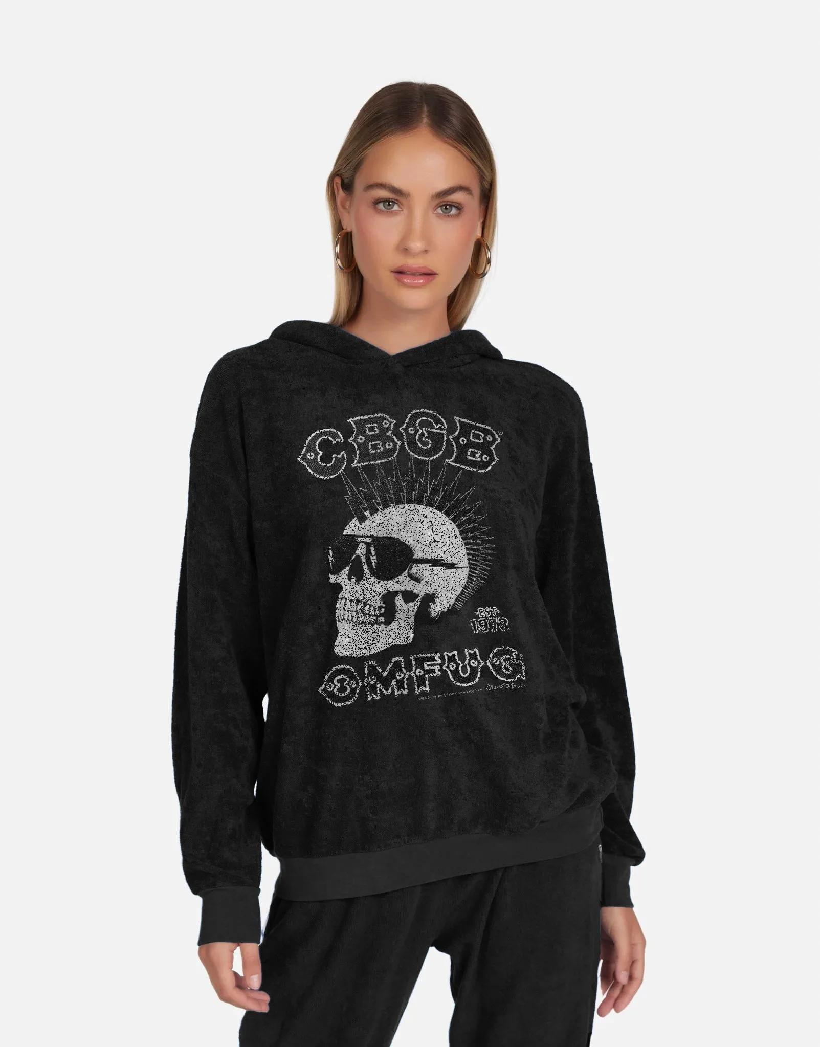 Harmony Crystal CBGB Punk Skull Belted
