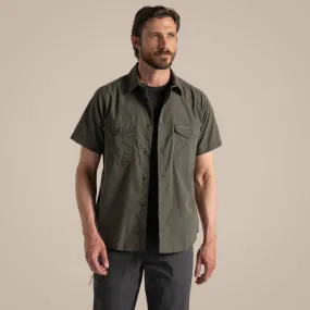Craghoppers Mens Kiwi Sun Protection Short Sleeve Shirt Twill Weave