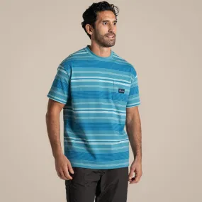 Craghoppers Mens Pointer Organic  Short Sleeve T-Shirt Flatlock Seam Design Ribbed Hemline
