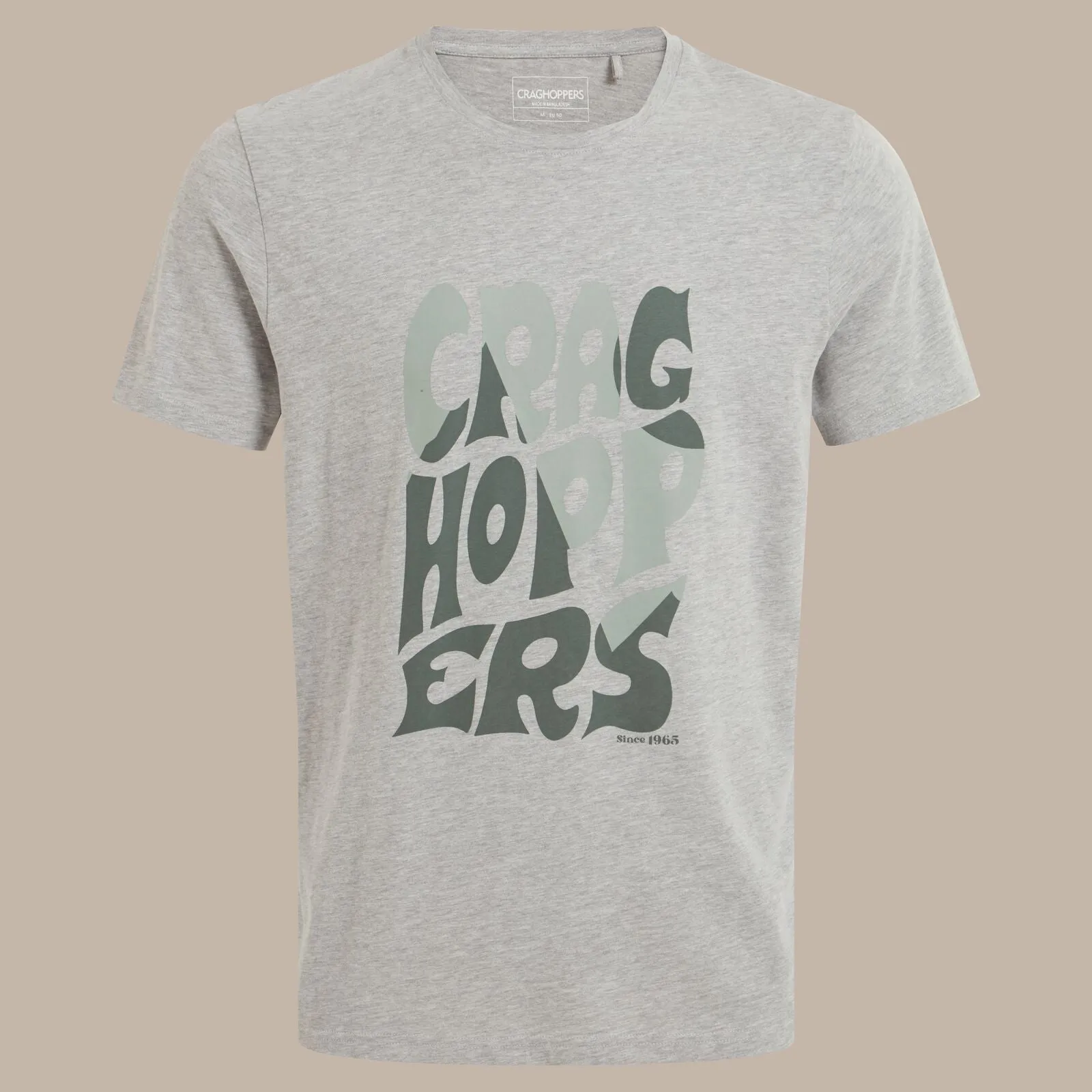 Craghoppers Mens Lucent Organic  Short Sleeve T-Shirt ReflectiveDetails BreathableFabric