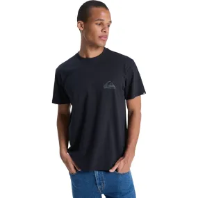 Modern Polo Quiksilver Mens EV Mini Logo Crew Neck Short Sleeve T-Shirt