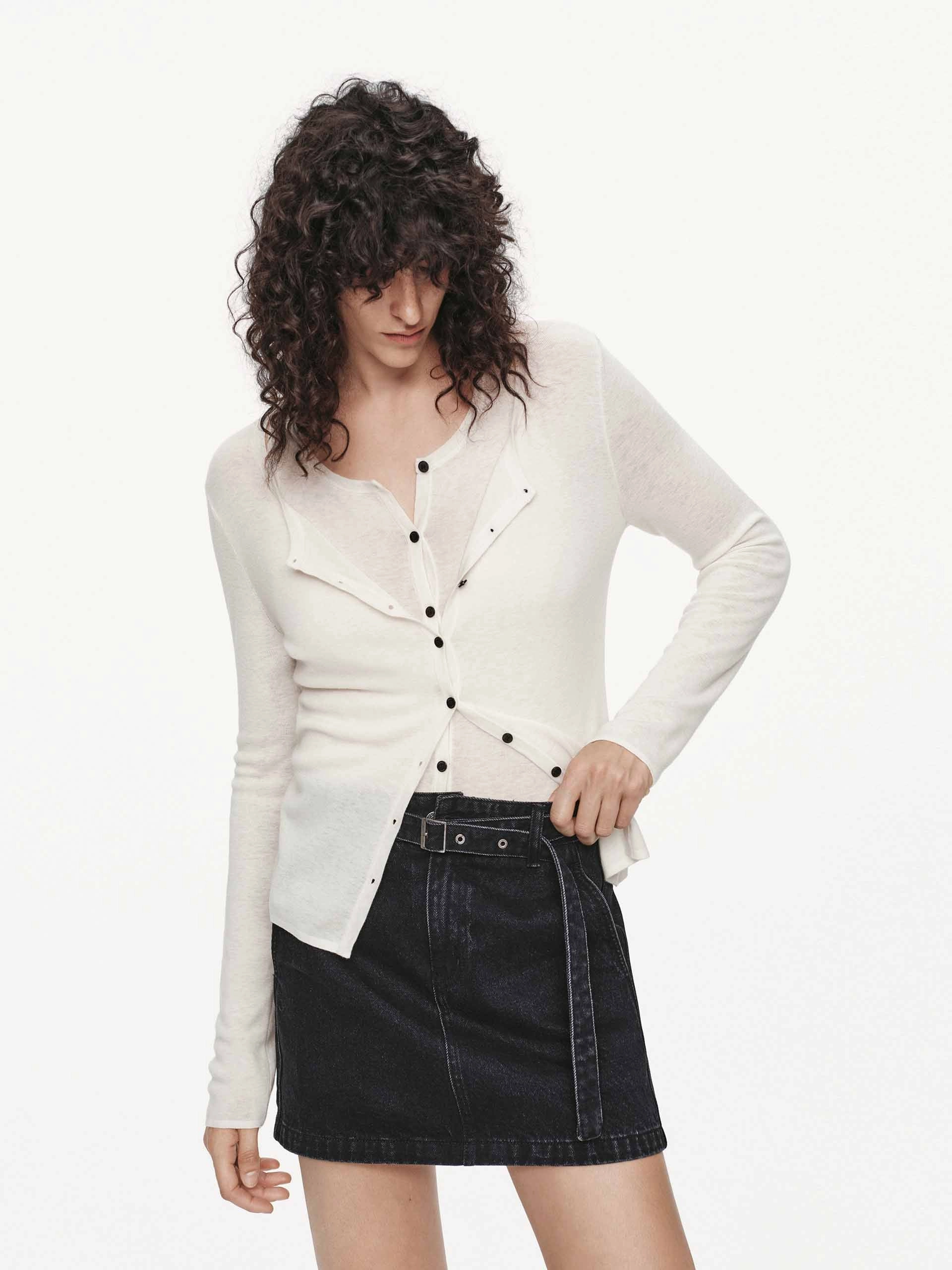 Two-piece Set Wool Cardigan Mood Wear
