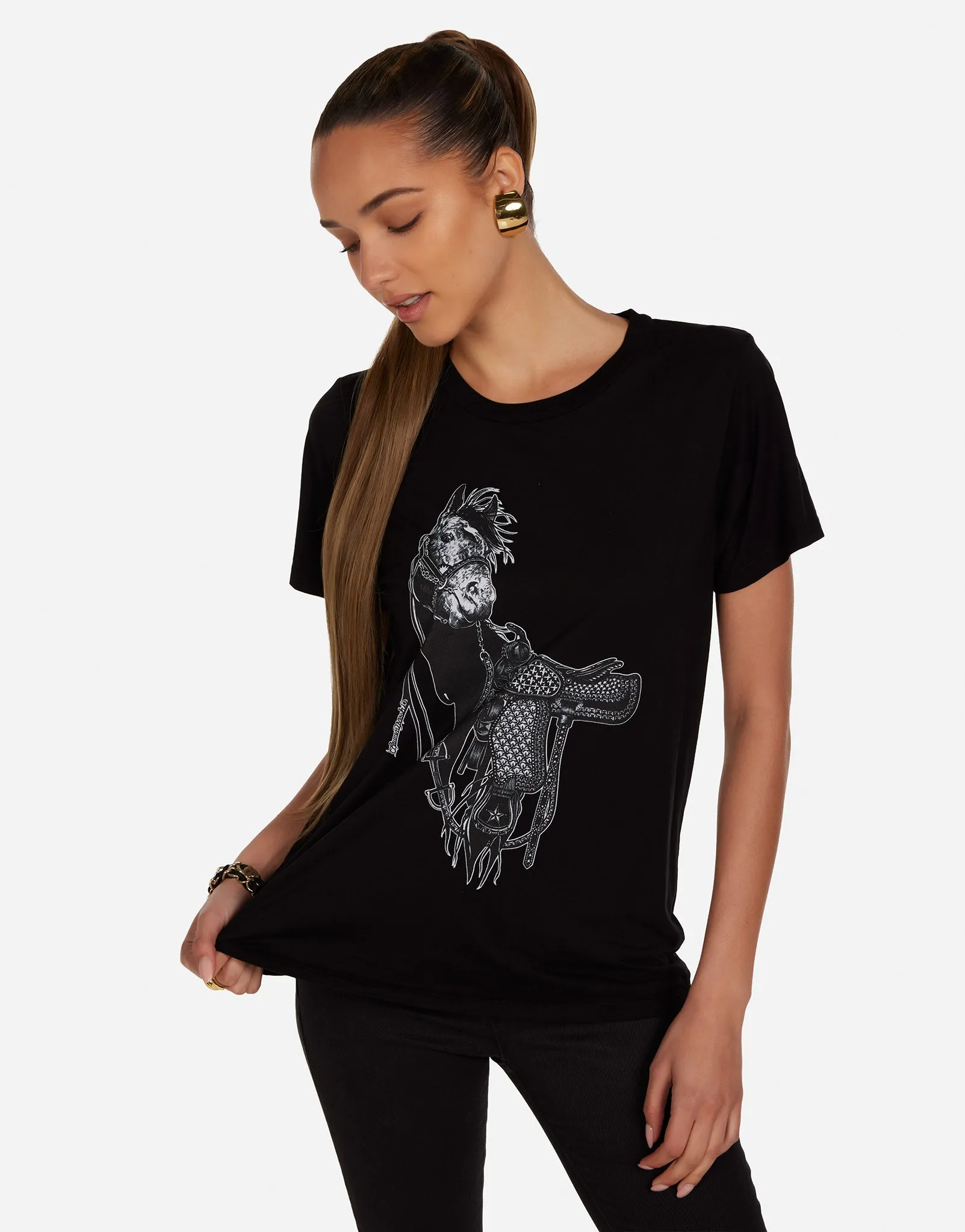Wolf Black Horse Daily Fashion