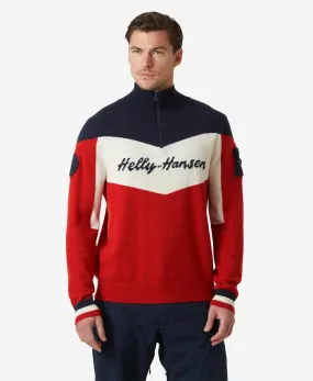 APRES KNITTED SWEATER, Red BioBased Fiber
