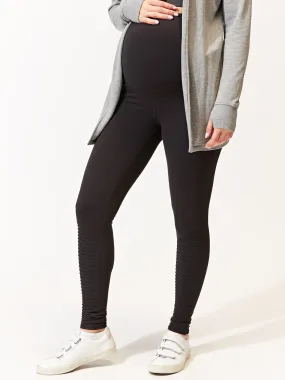 All Season Fit Diaz Moto Maternity Legging