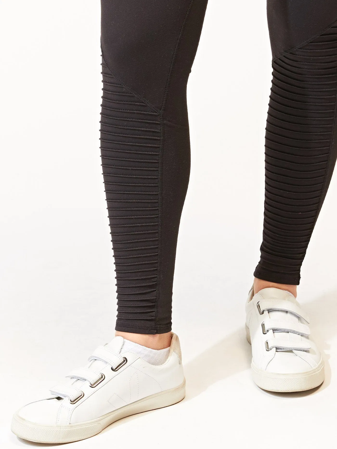 Diaz Moto Maternity Legging BreathableLining CompressionFitFabric