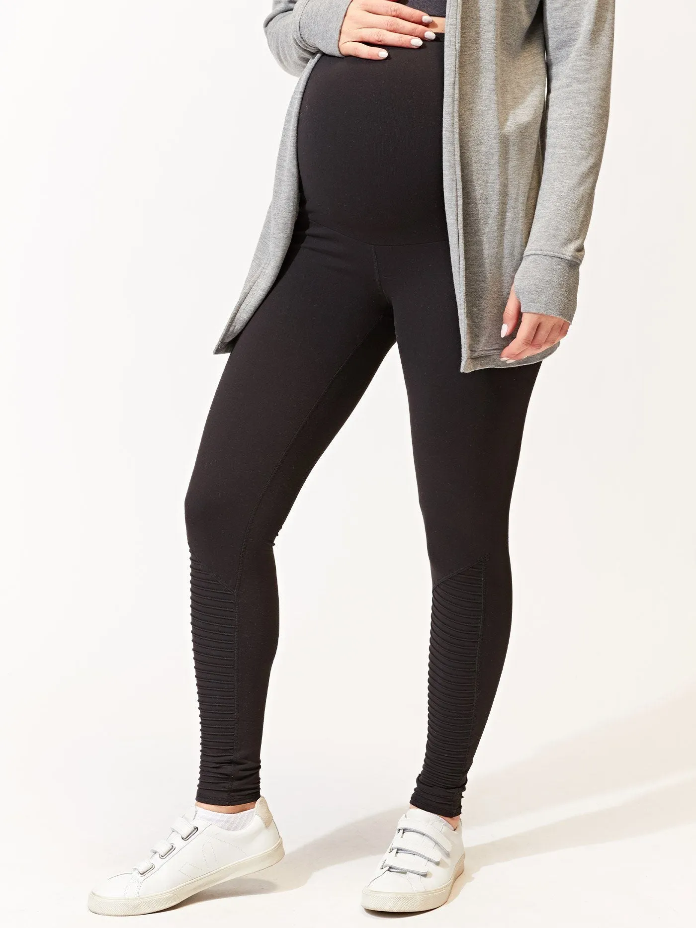 All Season Fit Diaz Moto Maternity Legging