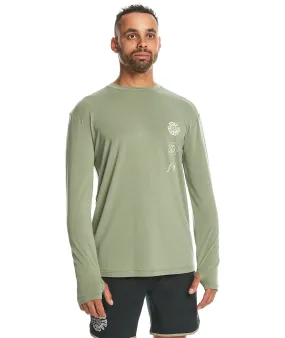 Office Look Airflow Vents Quiksilver Mens Coastal Run Long Sleeve T-Shirt