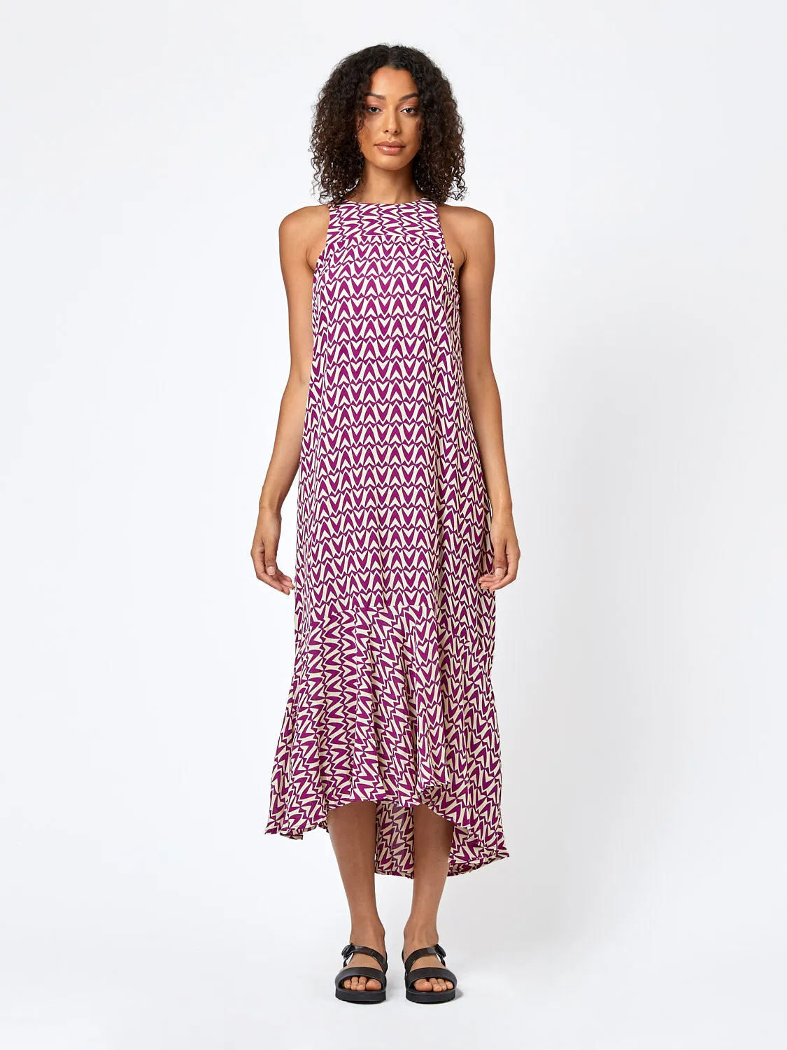 NERTERA DRESS Fringe-Detail Weekend Edge