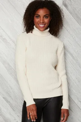 Baby Cable T-Neck Chilly Layer Look Warm and Cozy
