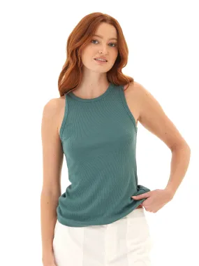 Bailey Feather Rib High Neck Tank popular in cold regions