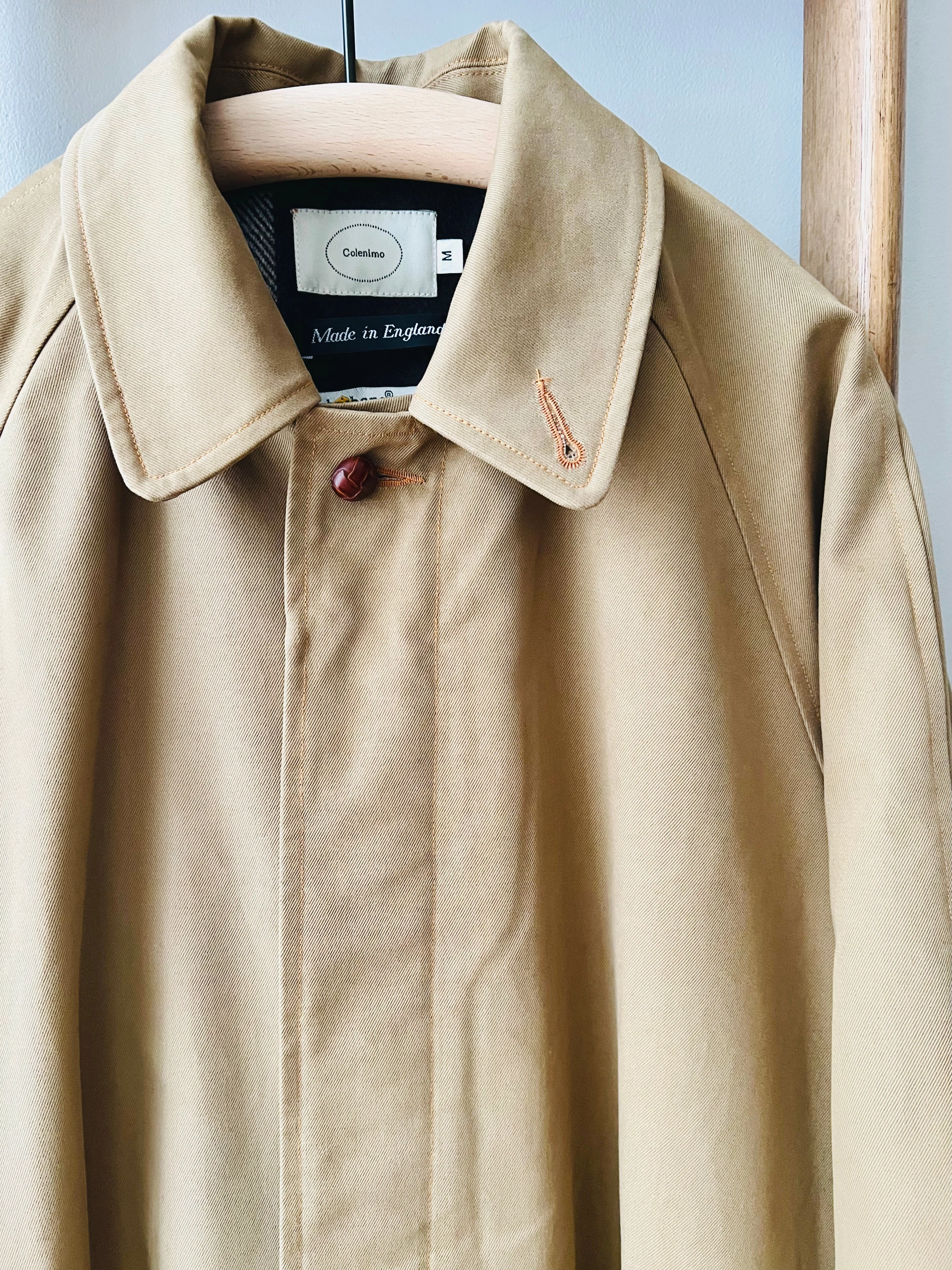 Balmacaan coat Cotton Drill / Khaki Urban Outdoor Look Fashion Use