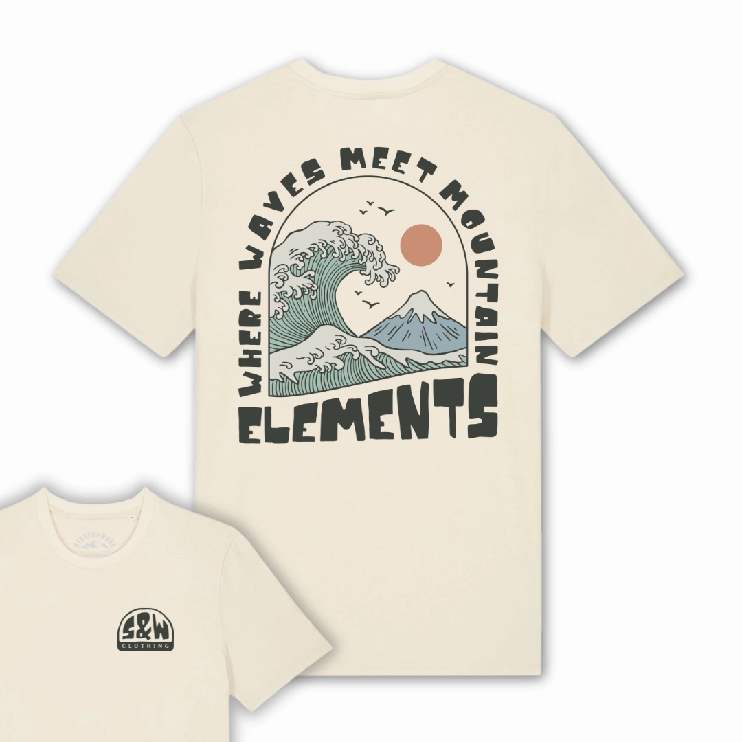 Organic "Elements" Tee Dimensional Stability Weave