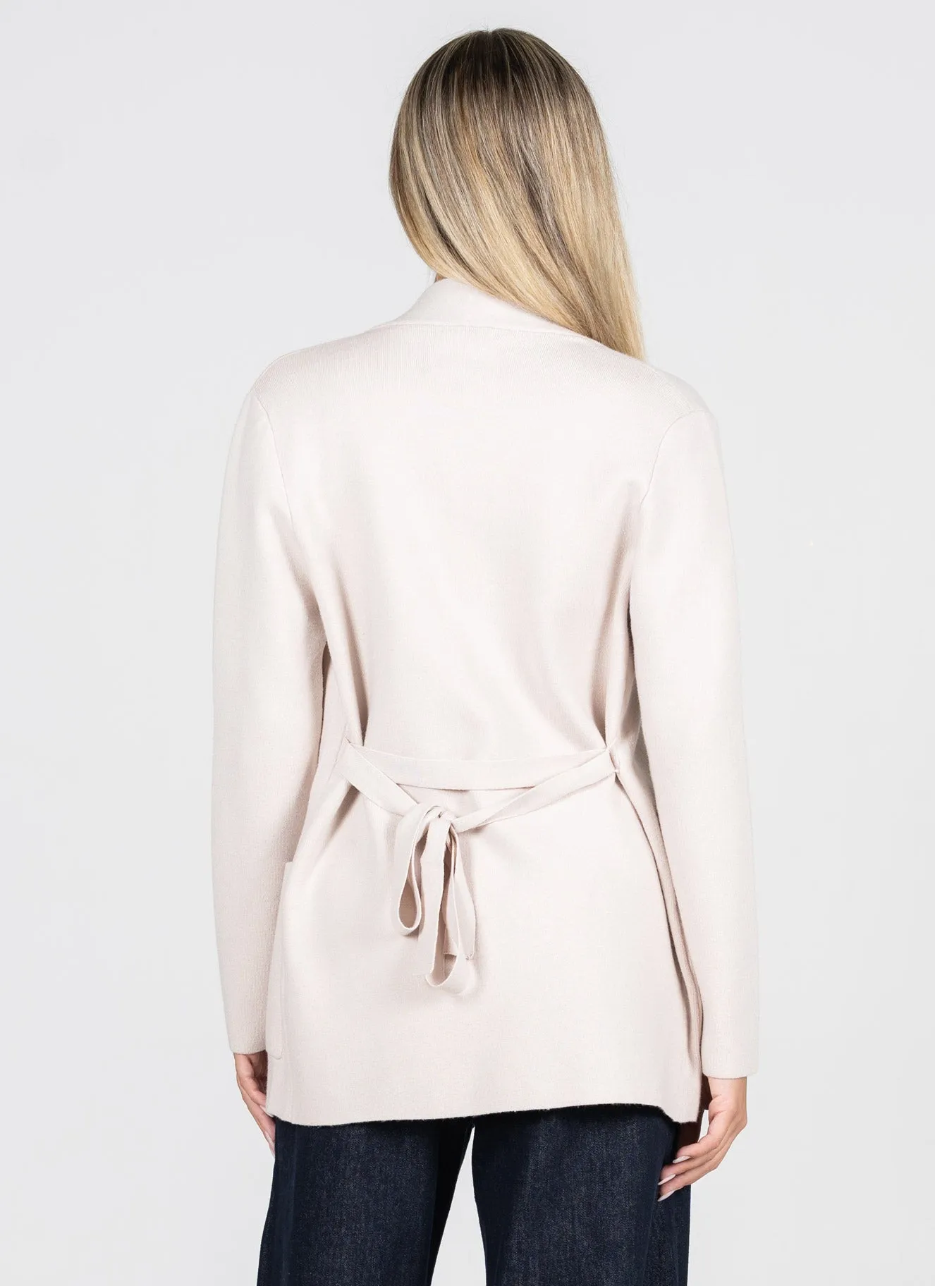 Belted Knit Cardigan Street Ready