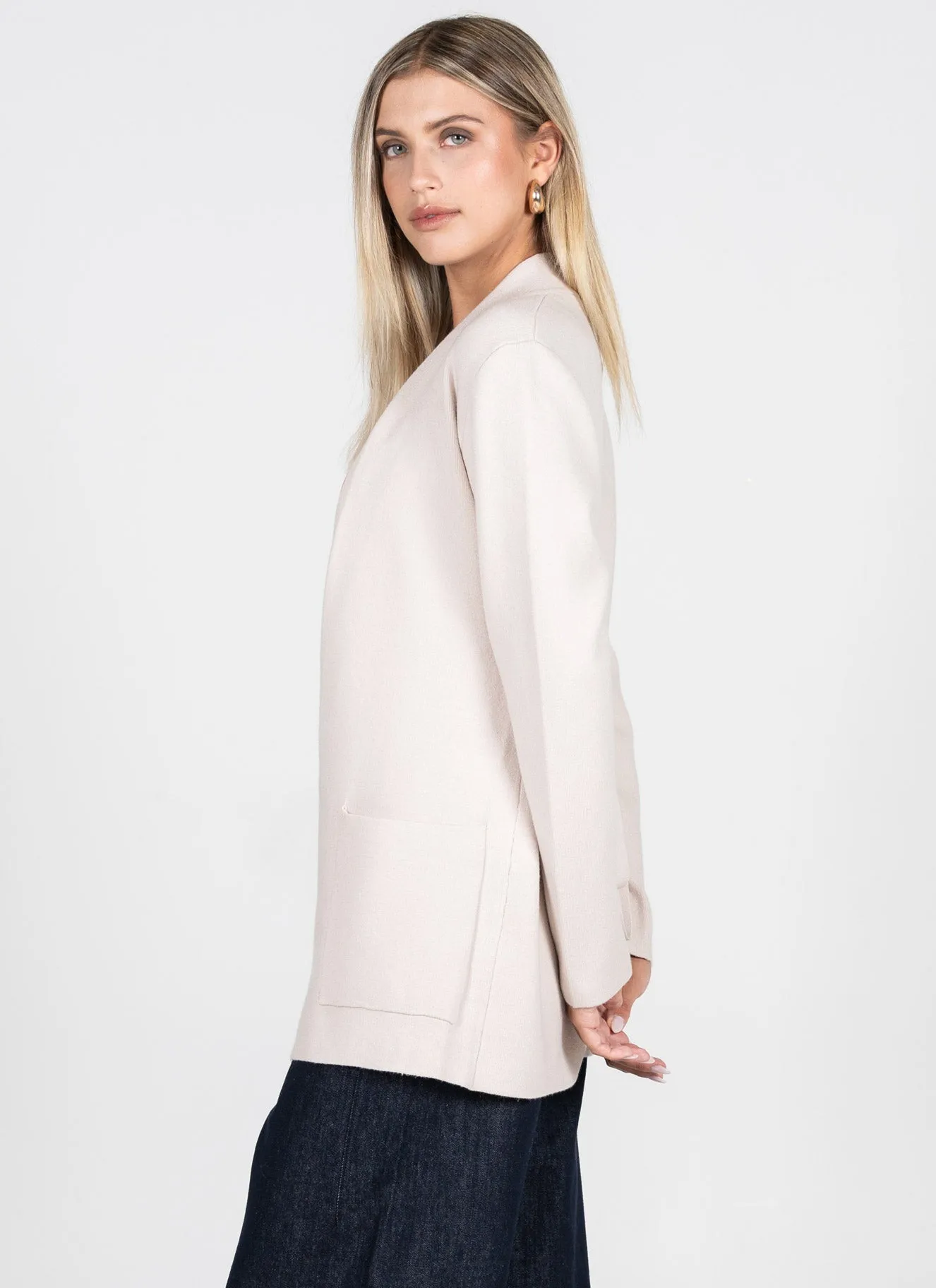Quick Slip Winter Fashion Must-Have Belted Knit Cardigan