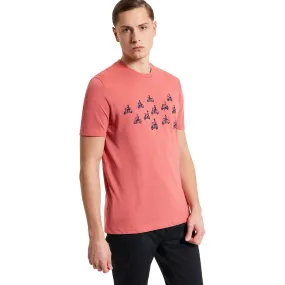 Ben Sherman Mens Ride Out Short Sleeve T-Shirt DoubleStitching Ribbed Hem