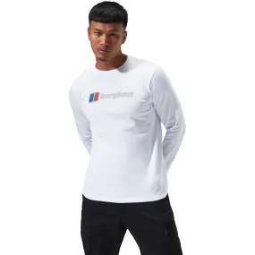 Berghaus Mens Big Logo Long Sleeve T Midweight Four Way Stretch VentilatedMeshPaneling