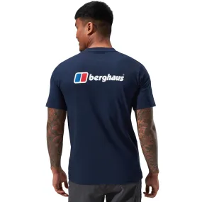 Berghaus Mens Organic Front & Back Logo Cotton T-Shirt Double Layered Hood Assembly TwoToneEffect
