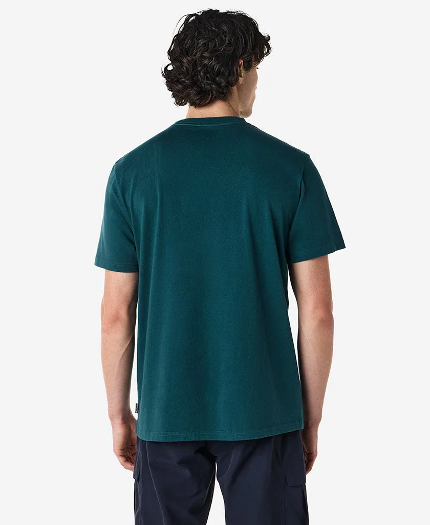 BERM T-SHIRT, Dark Creek StretchTechnology Ribbed Collar Style