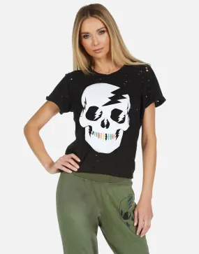 All-Day Wear Weekend Comfort Bess Lightning Skull